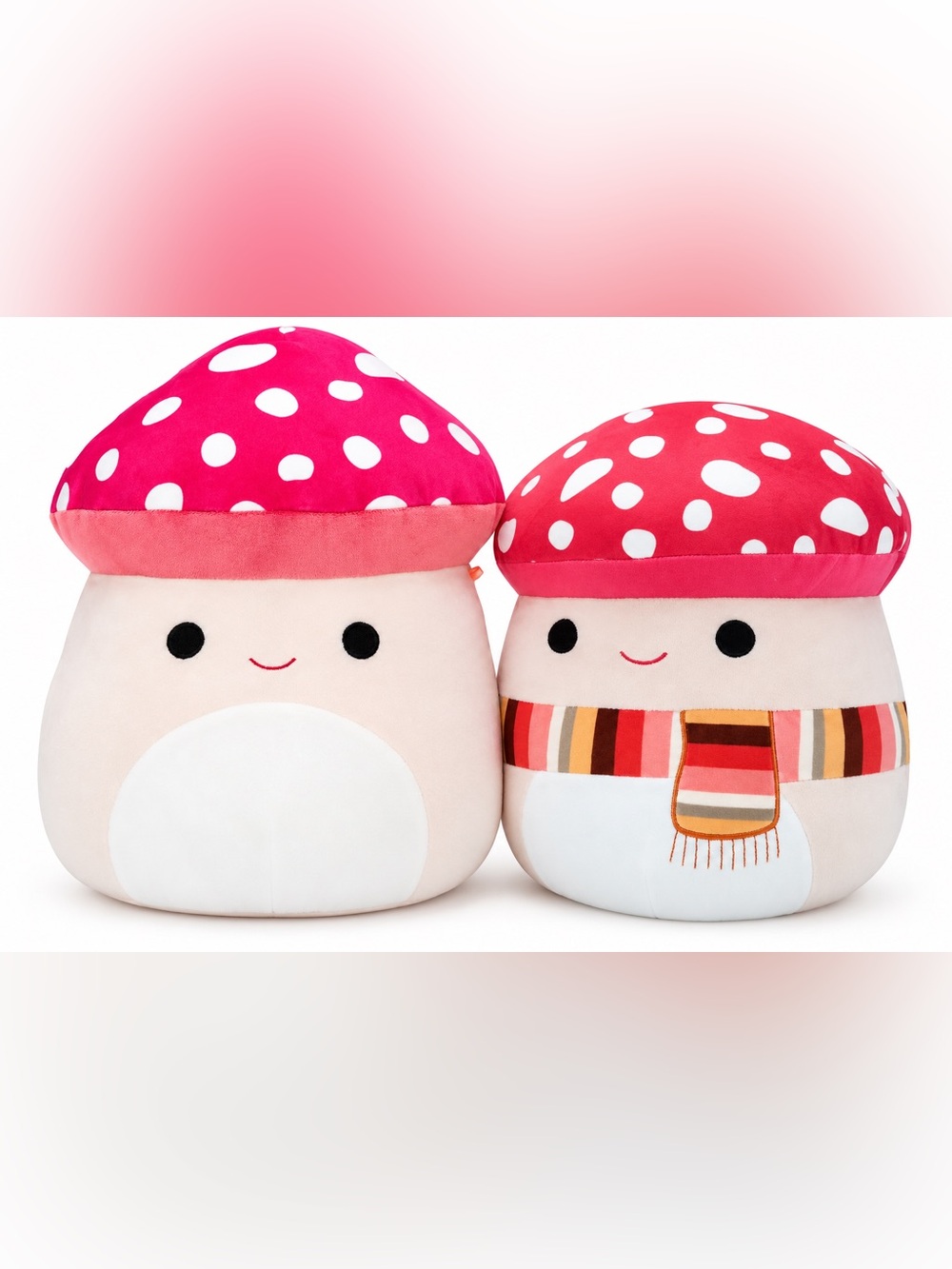 Squishmallows Malcolm the Mushroom Harvest Malcolm The Mushroom with Scarf Plush